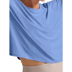 NWT Beyond‎ Yoga Lite Airshield Cropped Top WK7925 Pullover L Athleisure thumbnail 2