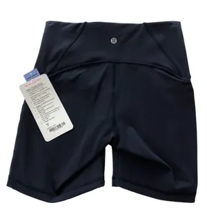 Lululemon Train Times Short 6” inseam Midnight Navy Size 6 Bike Shorts thumbnail 6
