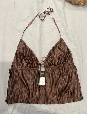 SheIn Brown  Top thumbnail 1