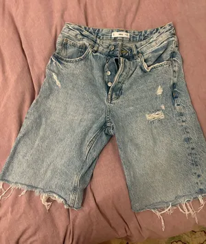   Mango distressed bermuda shorts thumbnail 1