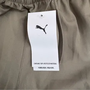 PUMA Lined Up‎ Woven Pants Tan Size Large NWT thumbnail 6