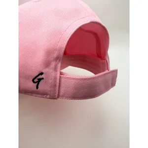Seaside Blossom Unisex Hat Baseball Cap Women OS Pink Embroidered Logo Hat thumbnail 5