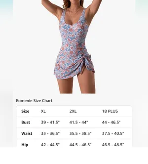 Eomenie One Piece Swimdress Swimsuits for Women Tummy Control Swim Dresses Skirt Bathing Suit thumbnail 4