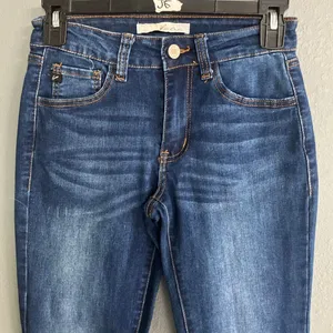 Kancan high rise dark wash jeans size 1/24 thumbnail 2