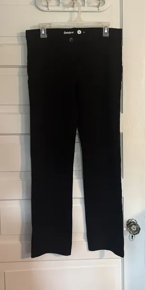 Betabrand Black Ponte Bootcut Pants thumbnail 1