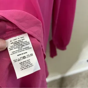 Anthropologie Mare Mare Hot Pink Ling Sleeve Tunic‎ Dress Dropped Waist Size XS thumbnail 5