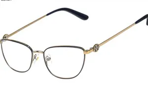 Tory Burch Cat Eye Eyeglass Frames in Gold and Navy - TY1067 thumbnail 1