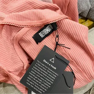 Reformation pink bodysuit NWT thumbnail 5