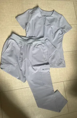 Jaanuu Grey Scrub Set thumbnail 1