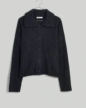 Madewell Dark Grey Cardigan  thumbnail 1