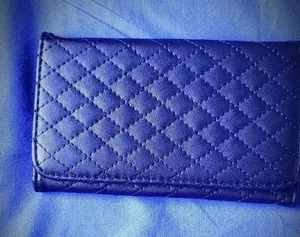 Unlisted Black Quilted Wallet Womens thumbnail 1