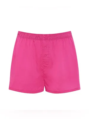 🍉VICTORIA’S SECRET PINK Silky Boxy Pajama Shorts Lyocell Pink Fire Watermelon L thumbnail 5