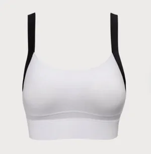 BERLOOK White Contrast Strap Sports Bra - High Support 48 thumbnail 7
