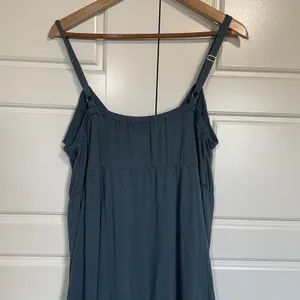 New York & Company Blue Ruffle Dress‎ Sleeveless Casual Sundress thumbnail 8