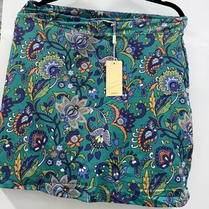 Ekouaer Women 16" Golf Skort Green Floral Paisley Tennis Skirt Pockets Large thumbnail 8