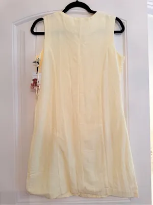 Sincerely Jules Pale Yellow Button Front Top thumbnail 2