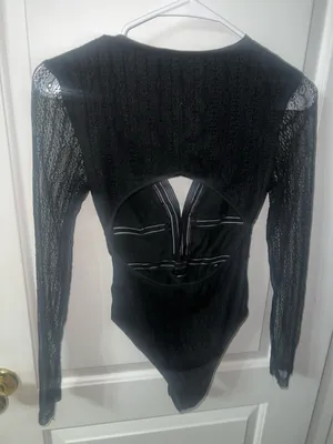 Amazon Black lace going out top thumbnail 6