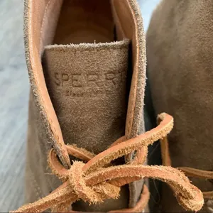 Sperry Celeste Prow Tan Taupe Wedge Heel Booties Size 10 thumbnail 4