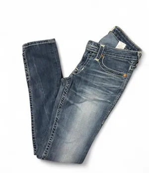 Big Star Maddie Boot Jeans Womens 26R Mid Rise Bootcut Blue Stretch Denim 26R thumbnail 4