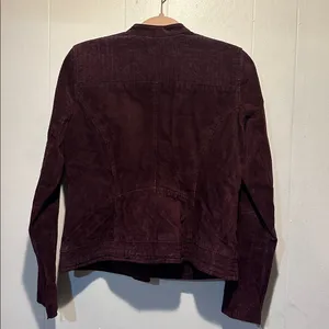 Suede moto jacket size‎ s Red thumbnail 4