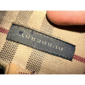 Burberry Beige Nova Check Canvas Strappy Espadrille Wedge Sandals Size 36 Sz 6 S thumbnail 5