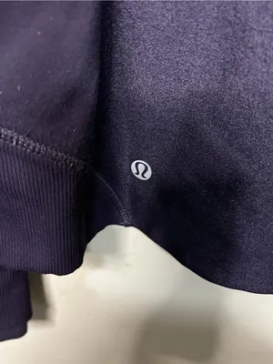 Lululemon Emerge Renewed Purple Asymmetrical Zip Up Athletic Jacket thumbnail 6