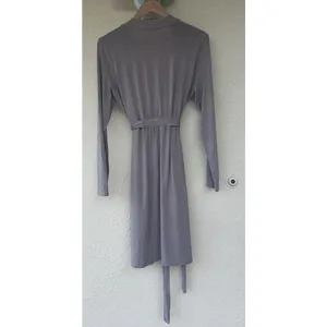 Kyte Living Women's XS/S Gray Bamboo Robe Baby Lounge Buttery Soft Lightweight thumbnail 3