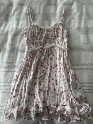 Sky to Moon Mini Dress Floral Pink thumbnail 2