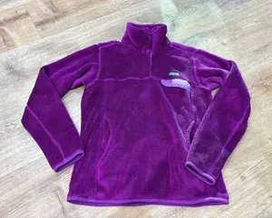 Patagonia Purple Fleece Pullover thumbnail 1