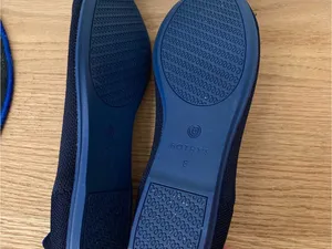 Rothy's Navy Knit V‑Cut Ballet Flats thumbnail 7
