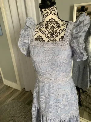 Lavender Lace Dress thumbnail 3
