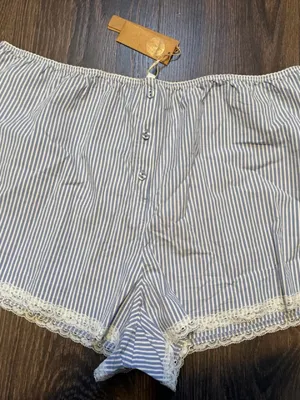 SKIMS poplin sleep shorts size L thumbnail 3