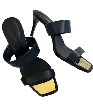 Like New SCHUTZ Leather Heels thumbnail 1