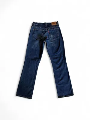 Levi's 550 Relaxed Bootcut - Dark Wash - Size 6 (28)  thumbnail 4