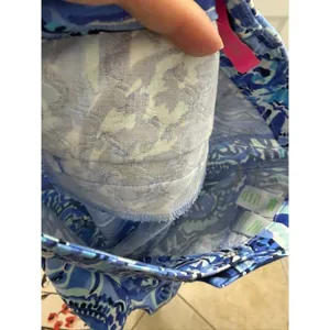 Lilly Pulitzer Kelly Skinny Ankle Pants Iris Blue Zanzibar Zoo Jacquard Womens 0 thumbnail 15