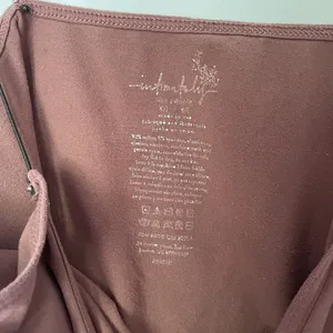 Intimately Free People purple mauve cropped top athletic‎ bra spaghetti straps thumbnail 3