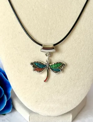 Dragonfly Necklace (447) Multiple thumbnail 1