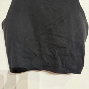 Athleta Black Conscious Crop Racerback Sports Bra Sz L thumbnail 4