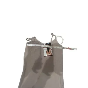 Naked Wardrobe Beige Ribbed Bodysuit Sz S NWT thumbnail 5