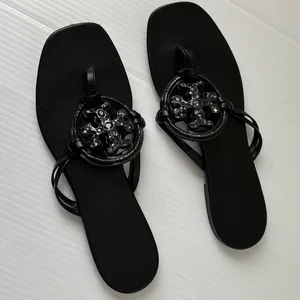 Tory Burch Jeweled Miller Sandals Perfect Black, 9.5 thumbnail 4