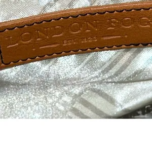 London Fog Tan and Brown ostrich top Women's Bag thumbnail 10