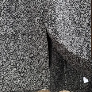 EUC Madewell Cap Sleeve V Neck Midi Dress Floral Cupro Blend Size 4 Retail $128 thumbnail 9
