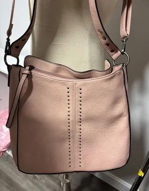 Montana West Faux leather pink shoulder bag thumbnail 1