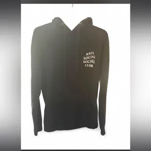 Anti Social Social Club (ASSC) Hoodie in black with butterfly and flowers thumbnail 4