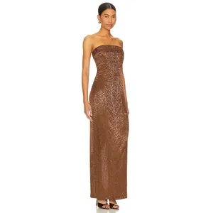 NWT Lovers & Friends Amalia Gown Maxi Dress Size M Glam Wedding Guest *READ* thumbnail 3