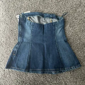 Zara Denim Corset thumbnail 3