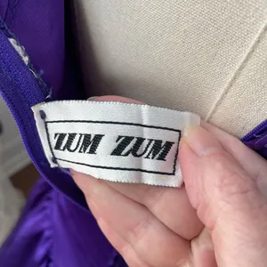 Vintage 80s Zum Zum Purple Little Bo Peep Prom Dress M 8 10 thumbnail 7
