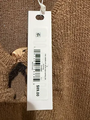 Steve Madden Brown Fringe Knit Dress Size S thumbnail 3