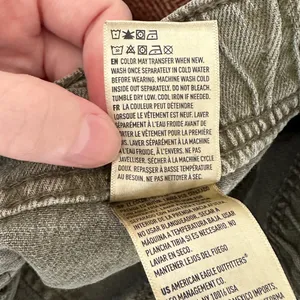 American Eagle Army Green Mid-Rise Shorts with a Tie Waistband, Stretch, Size 4 thumbnail 11