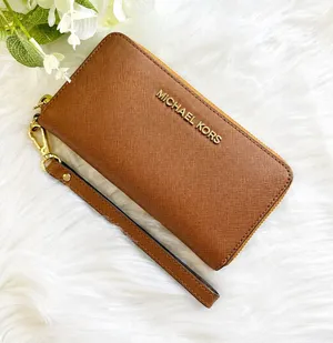 Michael Kors Wallet Brown Leather thumbnail 1